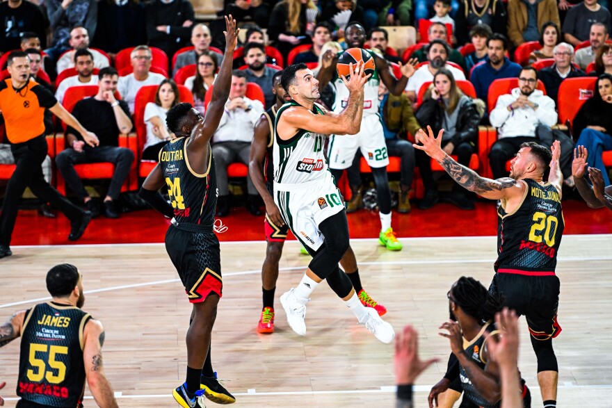 Euroleague, Μονακό-Παναθηναϊκός AKTOR  90-91: Τεράστιο διπλό με υπογραφή Γκριγκόνις! - Βίντεο 