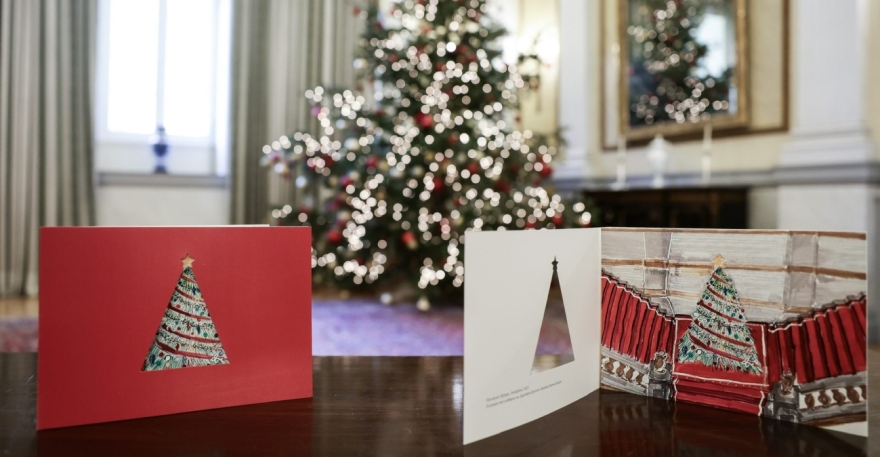 Κατερίνα Σακελλαροπούλου: Μαθητές ακριτικών περιοχών ζωγράφισαν τις χριστουγεννιάτικες κάρτες της