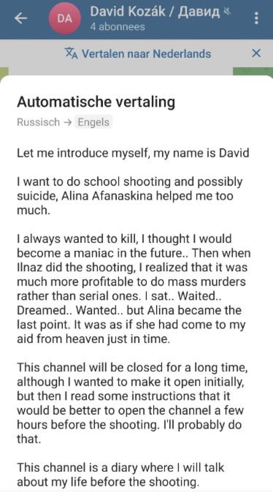 Πράγα: Ο 24χρονος δράστης βοηθήθηκε από την φίλη του - Δολοφόνησε τον πατέρα του πριν σκοτώσει άλλους 15