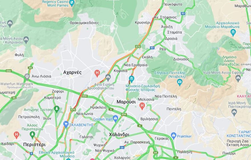 Επιστρέφουν οι εκδρομείς των Χριστουγέννων - Αυξημένη κίνηση στην κάθοδο του Κηφισού