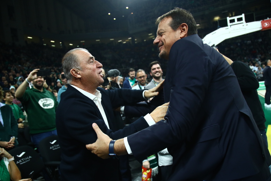 Παναθηναϊκός: Στο ΟΑΚΑ για το παιχνίδι με τον Ερυθρό Αστέρα ο Τερίμ  - Τον υποδέχτηκε ο Αταμάν - Βίντεο, φωτογραφίες 