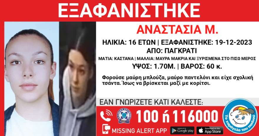 Αγωνία για 10η ημέρα για την εξαφάνιση των δύο ανήλικων κοριτσιών από το Παγκράτι 