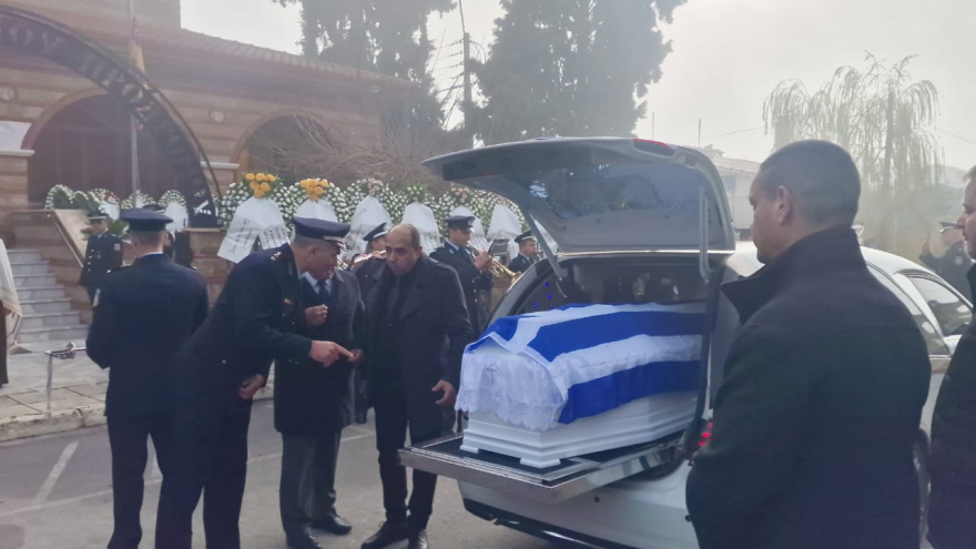 Θεσσαλονίκη: Τελευταίο «αντίο» στον 32χρονο αστυνομικό που δολοφονήθηκε από τον Νορβηγό