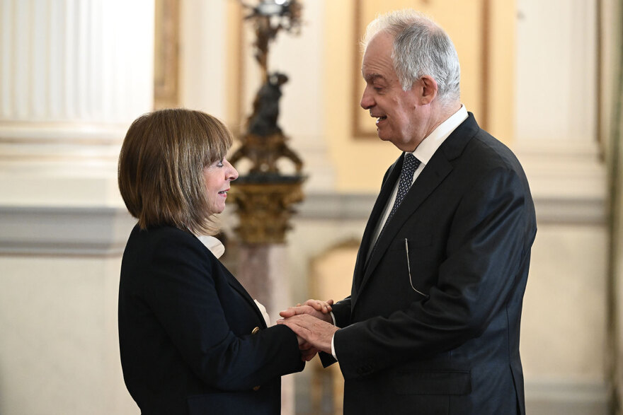 Σακελλαροπούλου: Πρωτοχρονιάτικες ευχές με την πολιτική, στρατιωτική και εκκλησιαστική ηγεσία - Φωτογραφίες