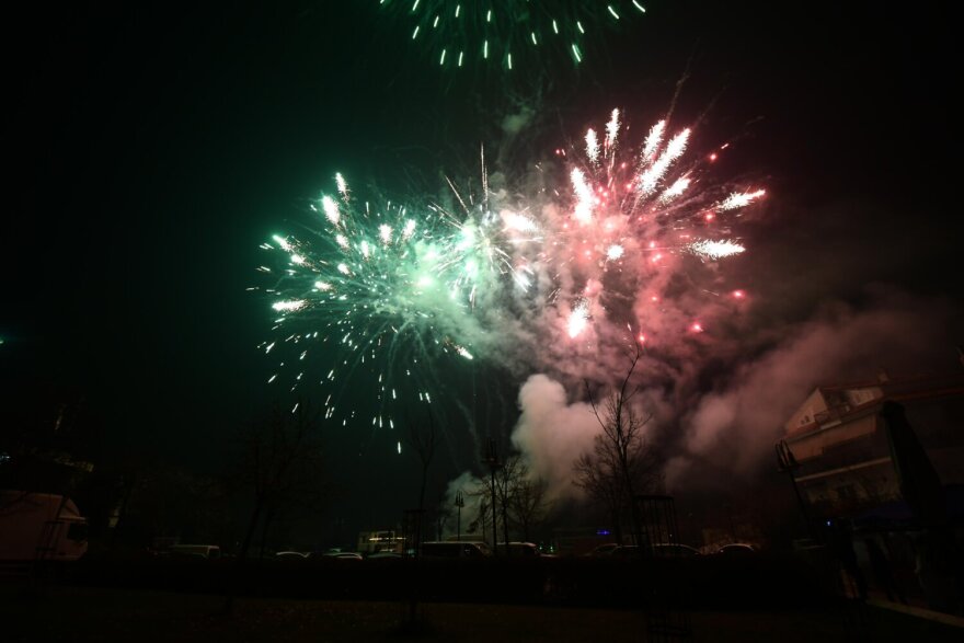 Λάρισα: Εικόνες από την αλλαγή χρόνου