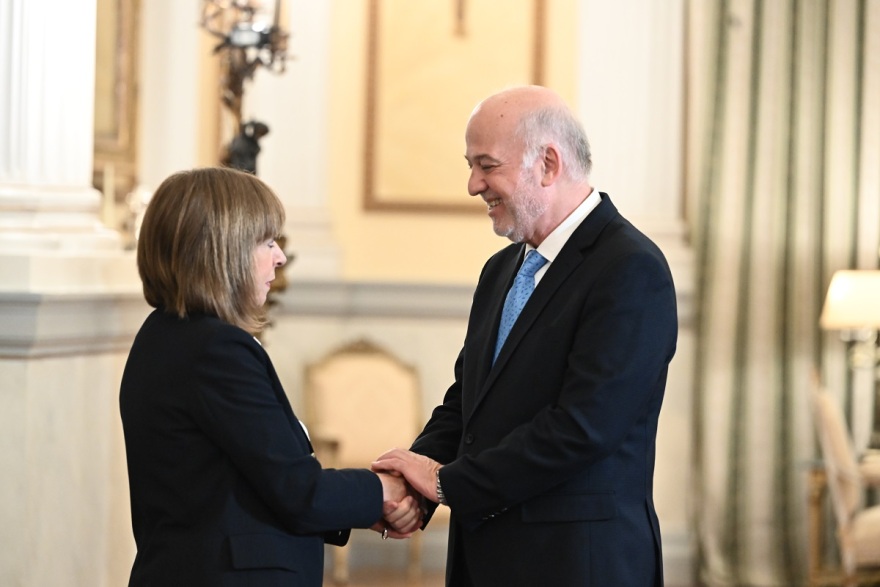 Σακελλαροπούλου: Πρωτοχρονιάτικες ευχές με την πολιτική, στρατιωτική και εκκλησιαστική ηγεσία - Φωτογραφίες