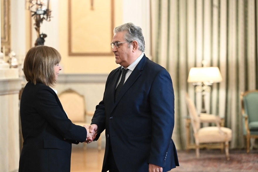 Σακελλαροπούλου: Πρωτοχρονιάτικες ευχές με την πολιτική, στρατιωτική και εκκλησιαστική ηγεσία - Φωτογραφίες