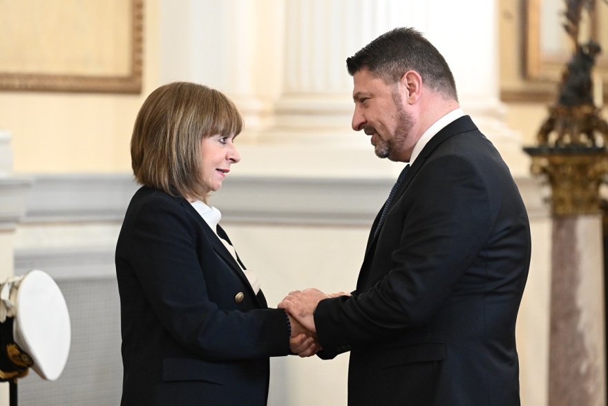 Σακελλαροπούλου: Πρωτοχρονιάτικες ευχές με την πολιτική, στρατιωτική και εκκλησιαστική ηγεσία - Φωτογραφίες