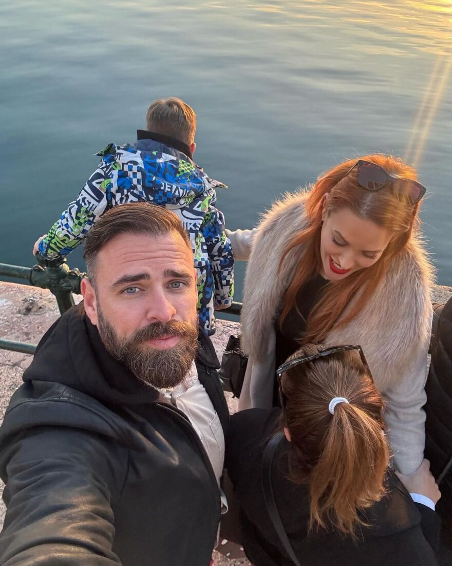 Η Σίσσυ Χρηστίδου πέρασε την Πρωτοχρονιά με τον πατέρα και τον αδερφό της