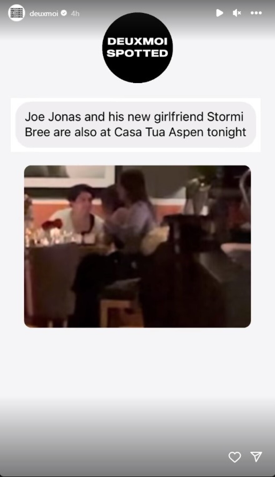 Τζο Τζόνας: Ταξίδεψε μαζί με το μοντέλο Στόρμι Μπρι στο Άσπεν