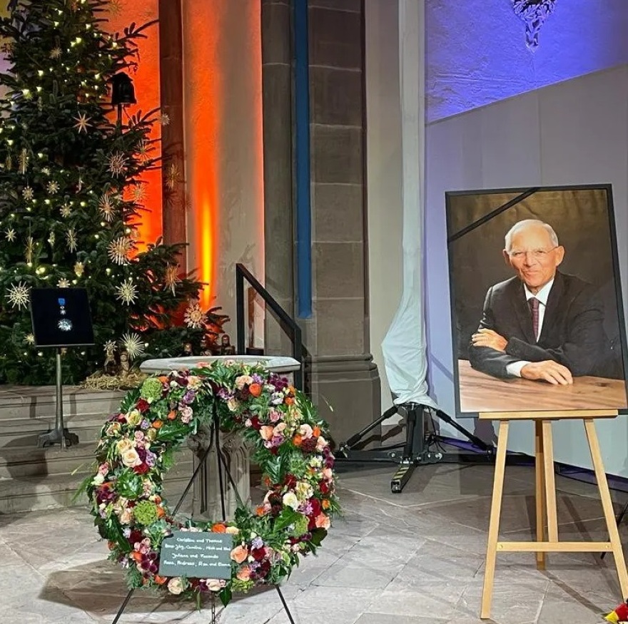 Γερμανία: Σήμερα κηδεύεται ο Βόλφγκανγκ Σόιμπλε στη γενέτειρά του, Όφενμπουργκ