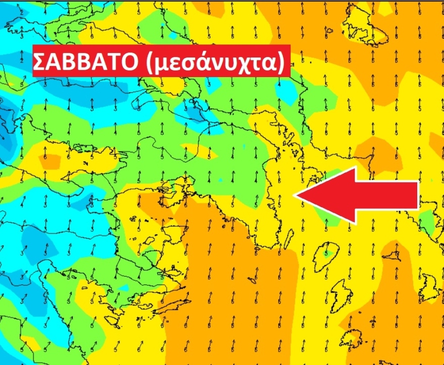Καλλιάνος: Πιθανές καταιγίδες και στην Αττική περίπου τα μεσάνυχτα του Σαββάτου