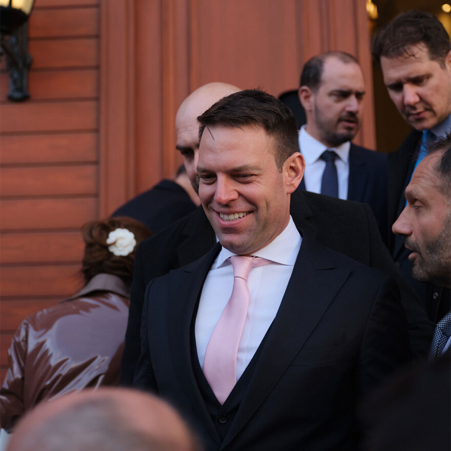 Κασσελάκης και Ανδρουλάκης: Με απόσταση στη Θεία Λειτουργία και στον καθαγιασμό των υδάτων στο Φανάρι - Δείτε βίντεο