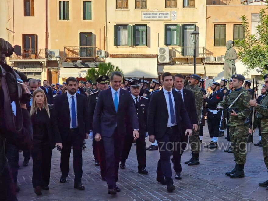 Μήνυμα Μητσοτάκη από τα Χανιά: Θα αντιμετωπίσουμε την εισαγόμενη ακρίβεια και τις γεωπολιτικές κρίσεις