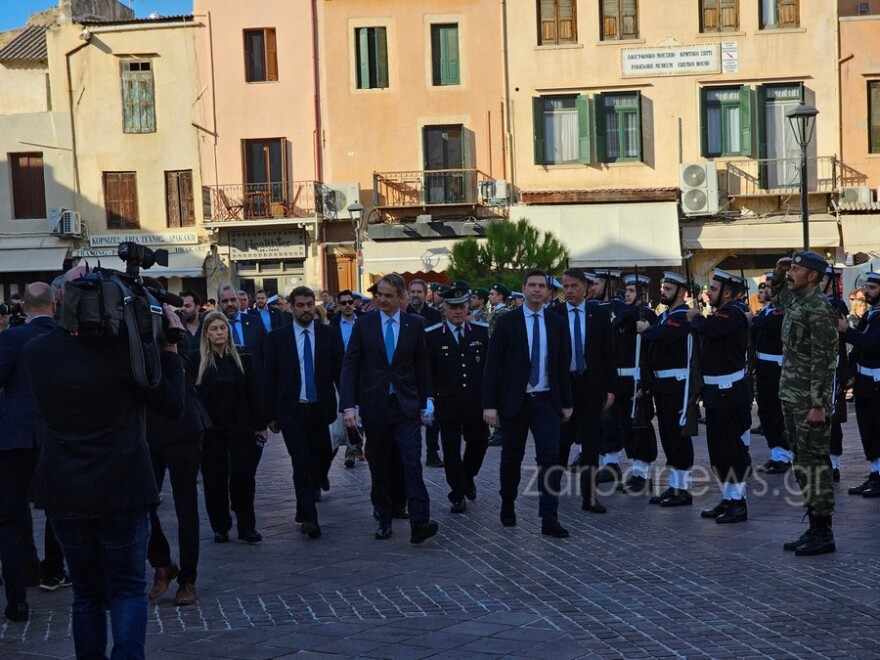 Μήνυμα Μητσοτάκη από τα Χανιά: Θα αντιμετωπίσουμε την εισαγόμενη ακρίβεια και τις γεωπολιτικές κρίσεις