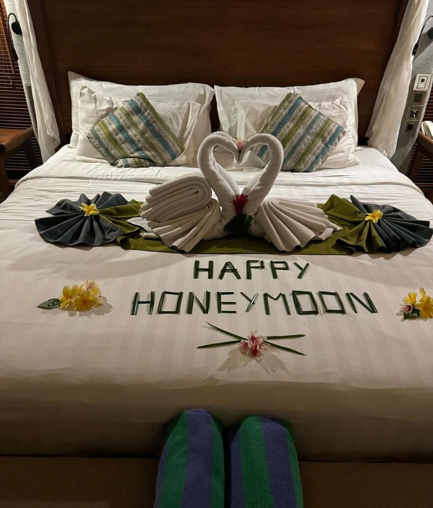 Ελίζαμπεθ Ελέτσι - Νεκτάριος Λεμονίδης: Στο Μπαλί για το ταξίδι του μέλιτος