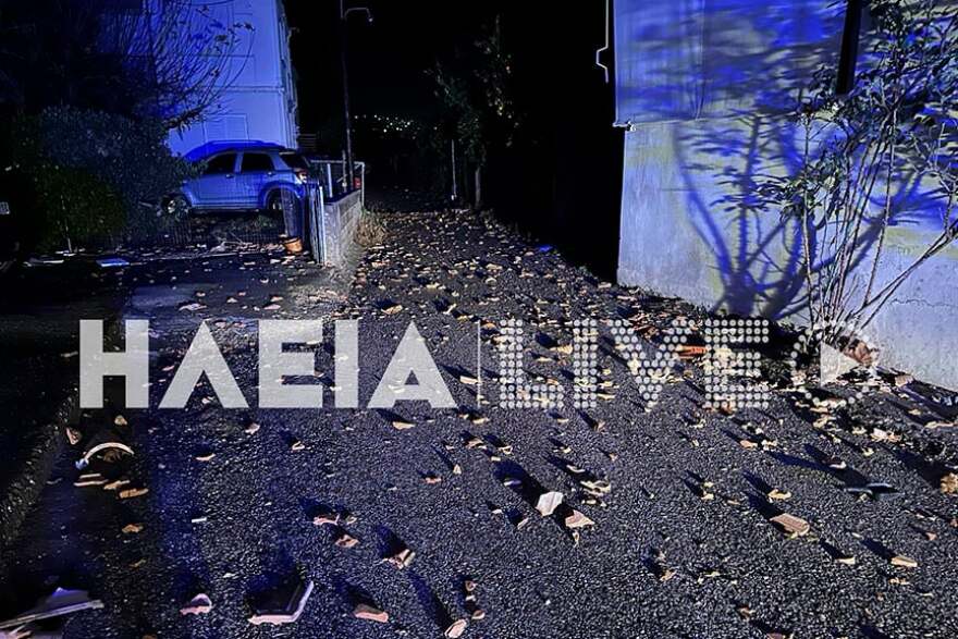 Κακοκαιρία: Ανεμοστρόβιλος αναποδογύρισε φορτηγό στον Πύργο - Ζημιές σε σπίτια και επιχειρήσεις