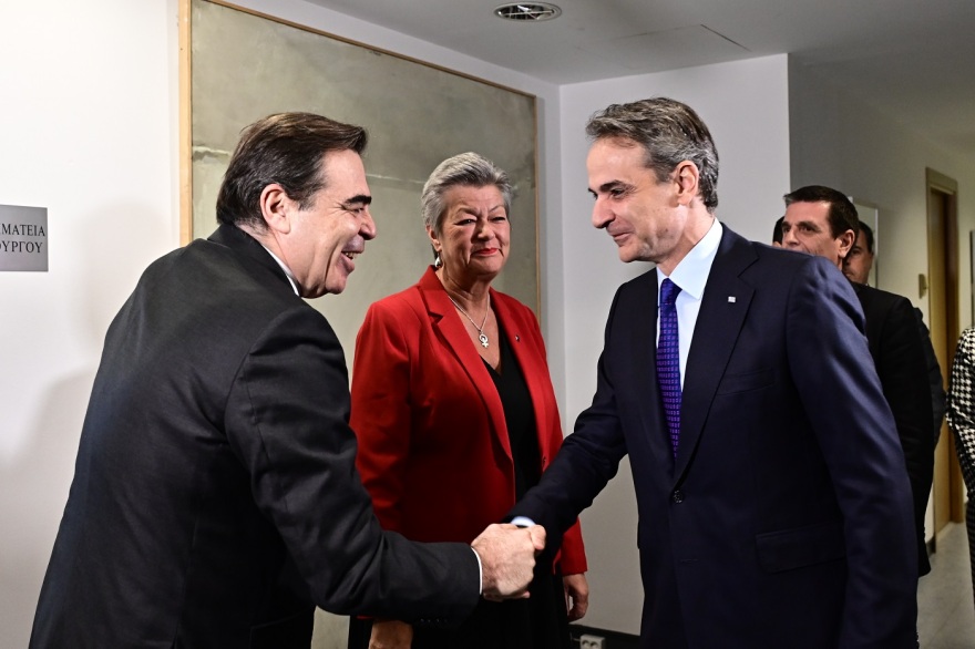 Κυριάκος Μητσοτάκης: Συναντήθηκε με την ευρωπαία επίτροπο Εσωτερικών Υποθέσεων, Ίλβα Γιόχανσον