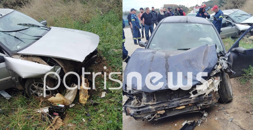  Αχαΐα: Σοβαρό τροχαίο με 4 τραυματίες στα Σπάτα – Δείτε φωτογραφίες