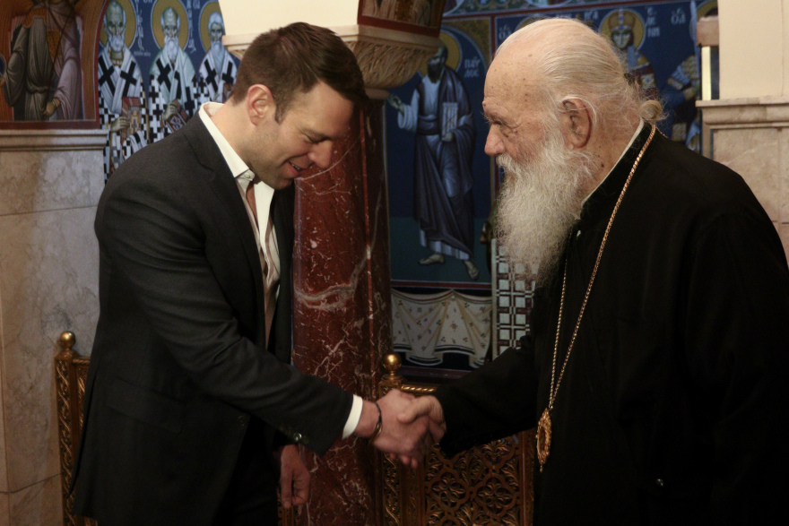 Ιερώνυμος στη συνάντηση με Κασσελάκη: Είμαι επιφυλακτικός για τον γάμο ομοφύλων - Χρειάζεται πρώτα να δούμε τον νόμο