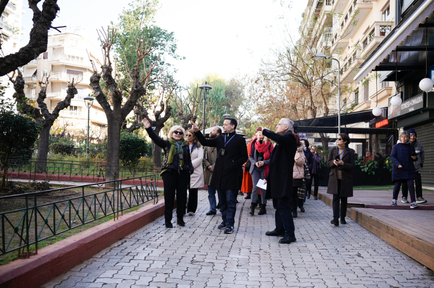 Στην Κυψέλη ξεναγήθηκε ο Χάρης Δούκας - Δείτε φωτογραφίες