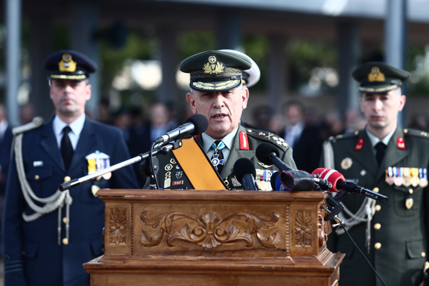 ΓΕΕΘΑ:  «Αποστολή εξετελέσθη» ο Κωνσταντίνος Φλώρος, μήνυμα υπεράσπισης της εθνικής κυριαρχίας από τον στρατηγό Χούπη