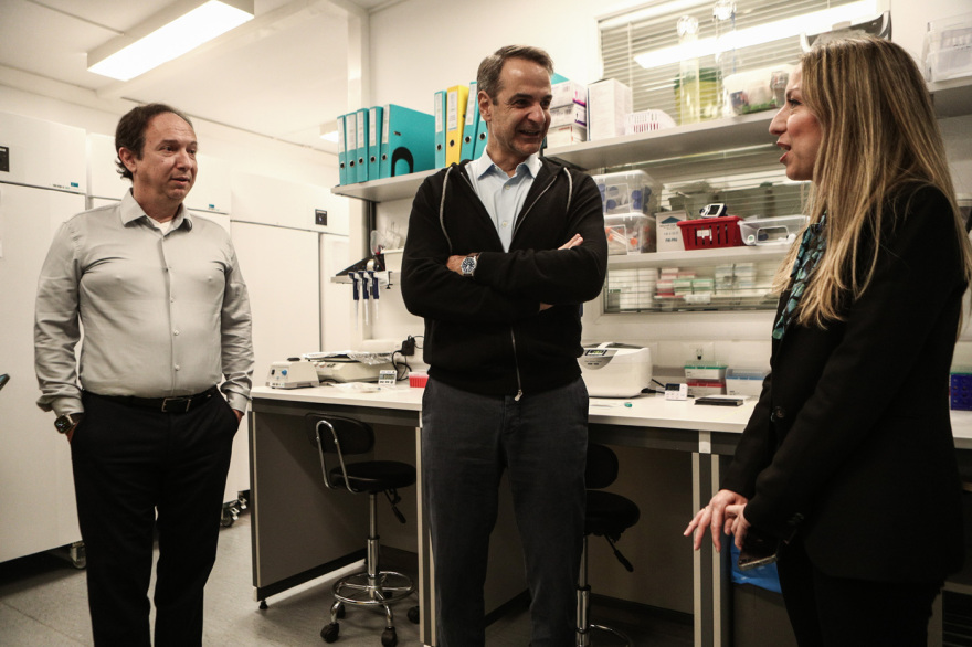 Στον Δημόκριτο ο Μητσοτάκης - Είδε το «έξυπνο κτήριο» που θα στεγάσει την έρευνα για την τεχνητή νοημοσύνη