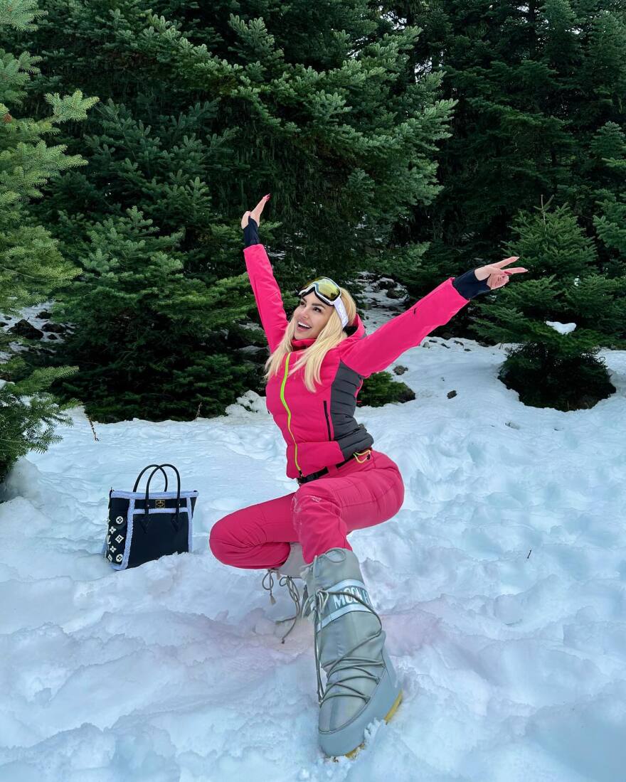 Αλεξάνδρα Παναγιώταρου: Πήγε για σκι στον Παρνασσό και πόζαρε στο χιόνι