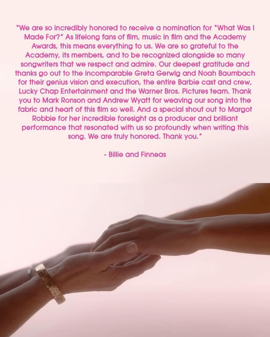 Μπίλι Άιλις για την υποψηφιότητά της στα Όσκαρ: Σημαίνει τα πάντα για μένα