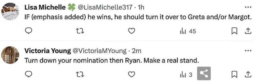 «Μπάρμπι»: Οι φαν ζητούν από τον Ράιαν Γκόσλινγκ να μποϊκοτάρει τα Όσκαρ - Εκείνος δηλώνει περήφανος για την υποψηφιότητά του