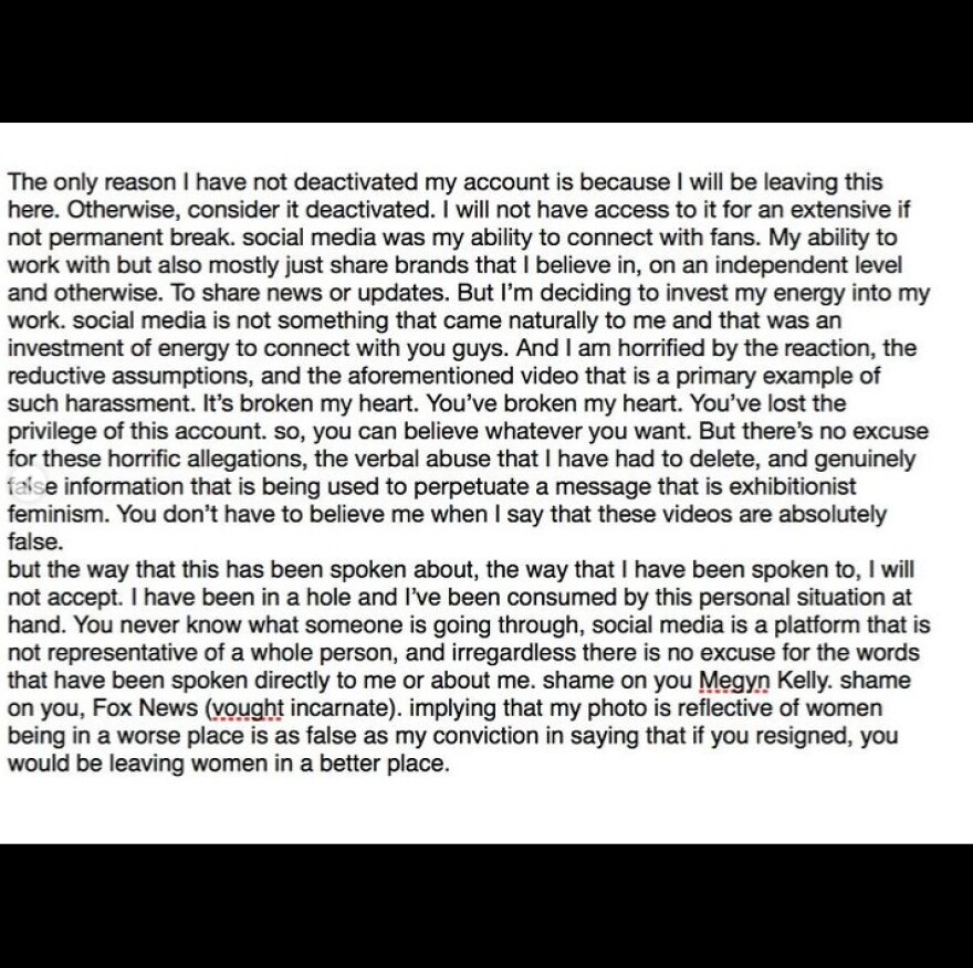 Έριν Μοριάρτι: Αντέδρασε για τους ισχυρισμούς περί πλαστικής επέμβασης - Αυτό καταλήγει σε παρενόχληση, είπε