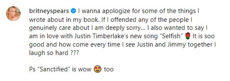 Mπρίτνεϊ Σπίαρς: Δείχνει την υποστήριξή της στον Τζάστιν Τίμπερλεϊκ μετά την κυκλοφορία του νέου του τραγουδιού