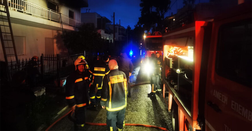 Αγία Παρασκευή: Ένας νεκρός από φωτιά σε διπλοκατοικία