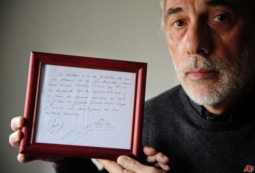 Μέσι: Σε δημοπρασία η χαρτοπετσέτα που υπέγραψε το πρώτο του συμβόλαιο με την Μπαρτσελόνα