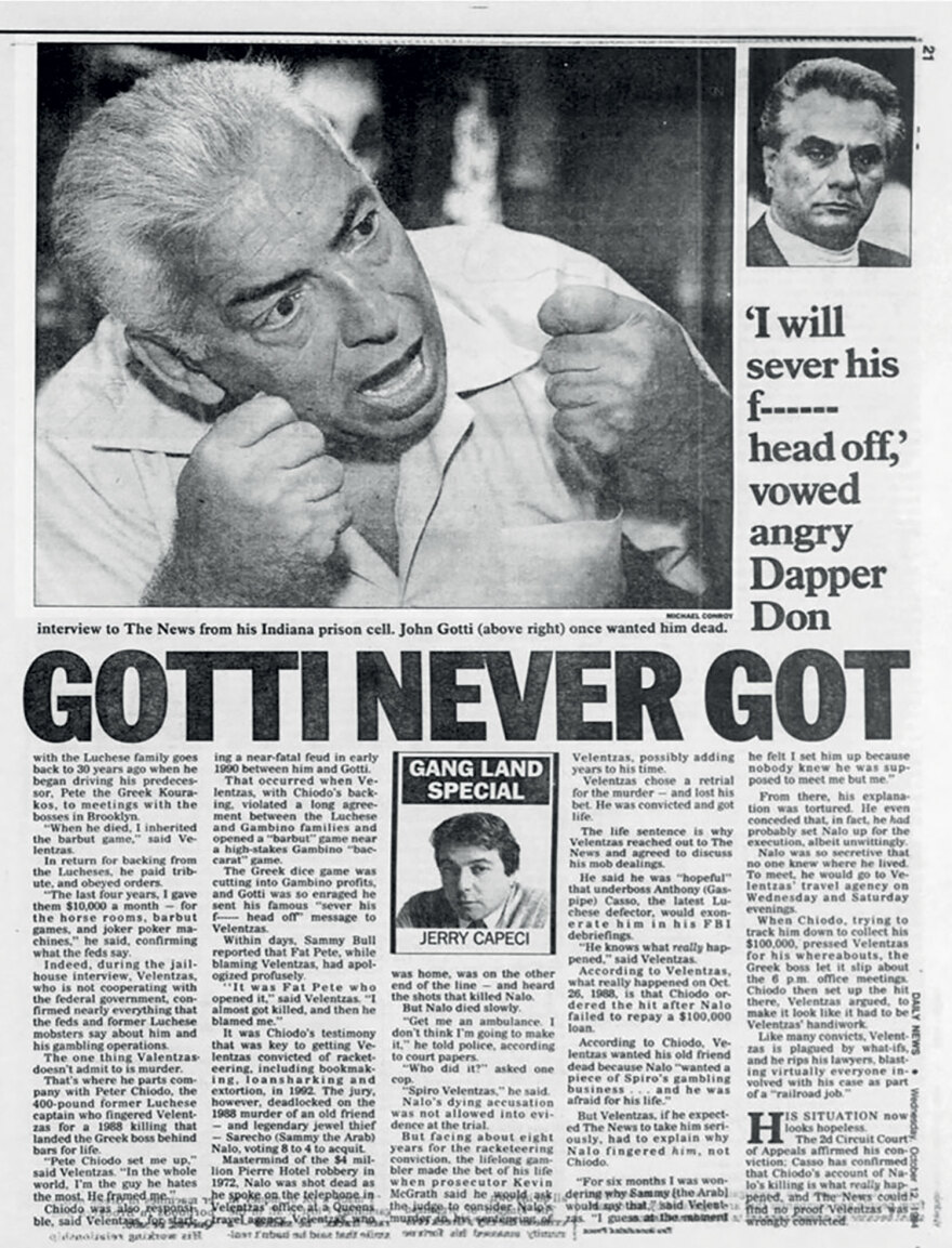 Ελληνες νονοί στις ΗΠΑ: Από τον «Σακαφλιά» της Νέας Υόρκης που 90αρίζει στον Τζόνι Πάπας που πέθανε σε βαρέλι πετρελαίου