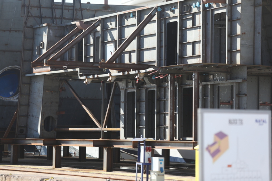 Belh@rra: Τα Ναυπηγεία Σαλαμίνας ολοκλήρωσαν την κατασκευή των τμημάτων (blocks) για την τρίτη ελληνική φρεγάτα (φωτογραφίες)