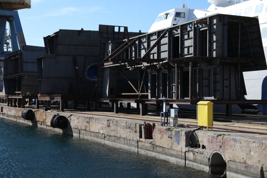 Belh@rra: Τα Ναυπηγεία Σαλαμίνας ολοκλήρωσαν την κατασκευή των τμημάτων (blocks) για την τρίτη ελληνική φρεγάτα (φωτογραφίες)