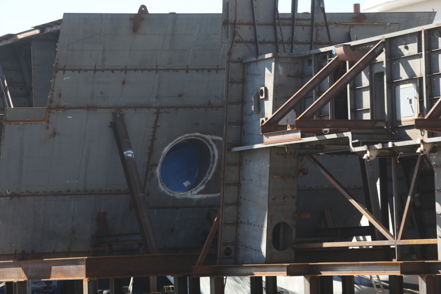 Belh@rra: Τα Ναυπηγεία Σαλαμίνας ολοκλήρωσαν την κατασκευή των τμημάτων (blocks) για την τρίτη ελληνική φρεγάτα (φωτογραφίες)