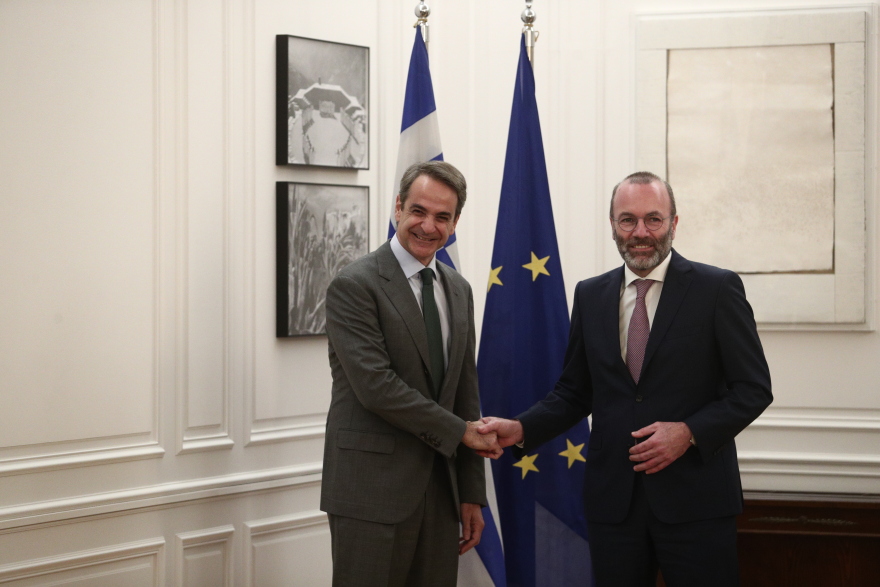 Μητσοτάκης και Βέμπερ συζήτησαν για τη στρατηγική του Ευρωπαϊκού Λαϊκού Κόμματος ενόψει των ευρωεκλογών