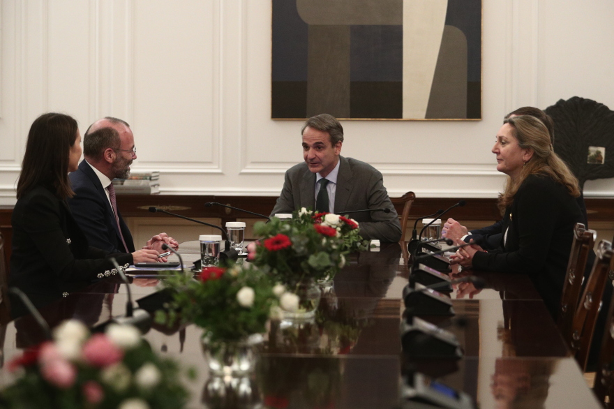 Μητσοτάκης και Βέμπερ συζήτησαν για τη στρατηγική του Ευρωπαϊκού Λαϊκού Κόμματος ενόψει των ευρωεκλογών