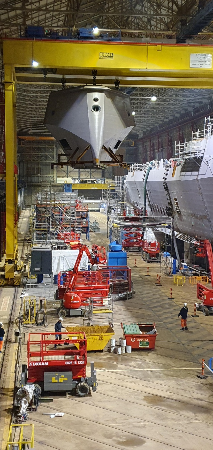 Η φρεγάτα «Νέαρχος» παίρνει μορφή - Η ανάρτηση της Naval Group για τη δεύτερη ελληνική Bellh@rra - Φωτογραφίες