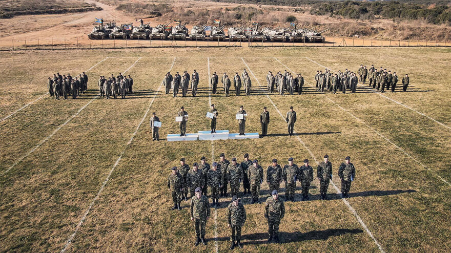 Οι ουλαμοί αρμάτων στον στίβο μάχης - Εντυπωσιακές εικόνες από τον διαγωνισμό για το καλύτερο πλήρωμα στα τεθωρακισμένα