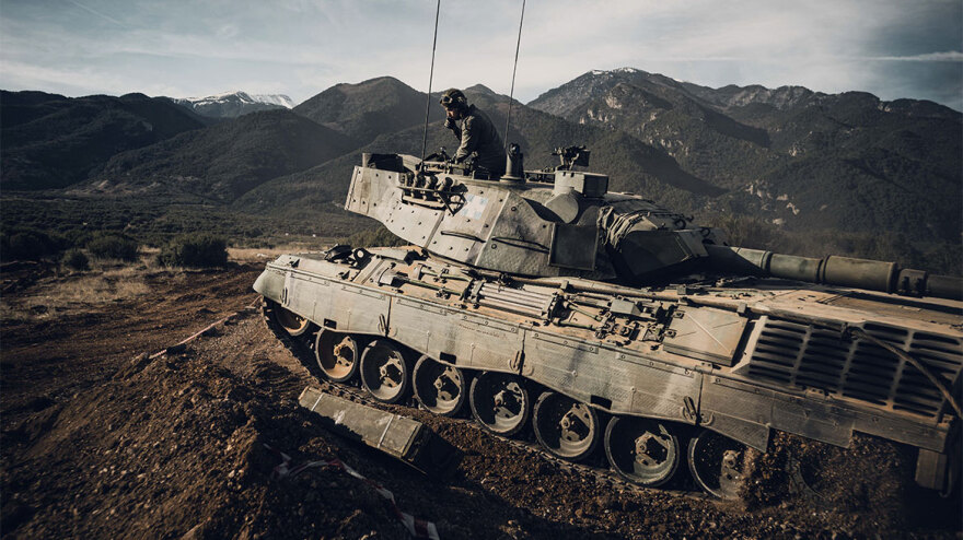 Οι ουλαμοί αρμάτων στον στίβο μάχης - Εντυπωσιακές εικόνες από τον διαγωνισμό για το καλύτερο πλήρωμα στα τεθωρακισμένα