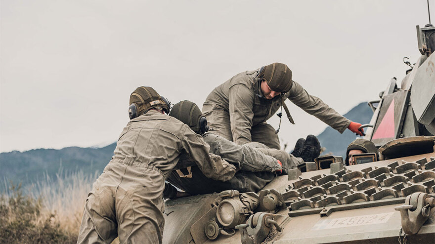 Οι ουλαμοί αρμάτων στον στίβο μάχης - Εντυπωσιακές εικόνες από τον διαγωνισμό για το καλύτερο πλήρωμα στα τεθωρακισμένα