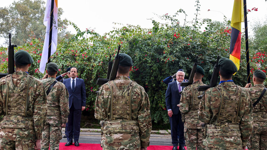  Ο Σταϊνμάιερ στην Κύπρο: Πρώτη επίσκεψη Γερμανού προέδρου στη μεγαλόνησο