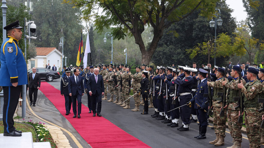  Ο Σταϊνμάιερ στην Κύπρο: Πρώτη επίσκεψη Γερμανού προέδρου στη μεγαλόνησο