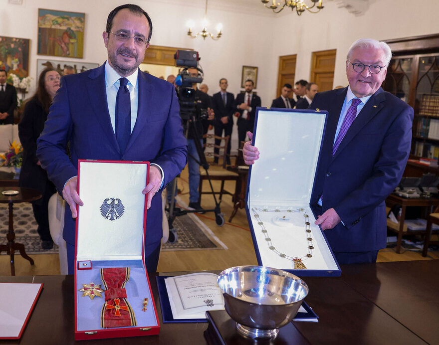  Ο Σταϊνμάιερ στην Κύπρο: Πρώτη επίσκεψη Γερμανού προέδρου στη μεγαλόνησο
