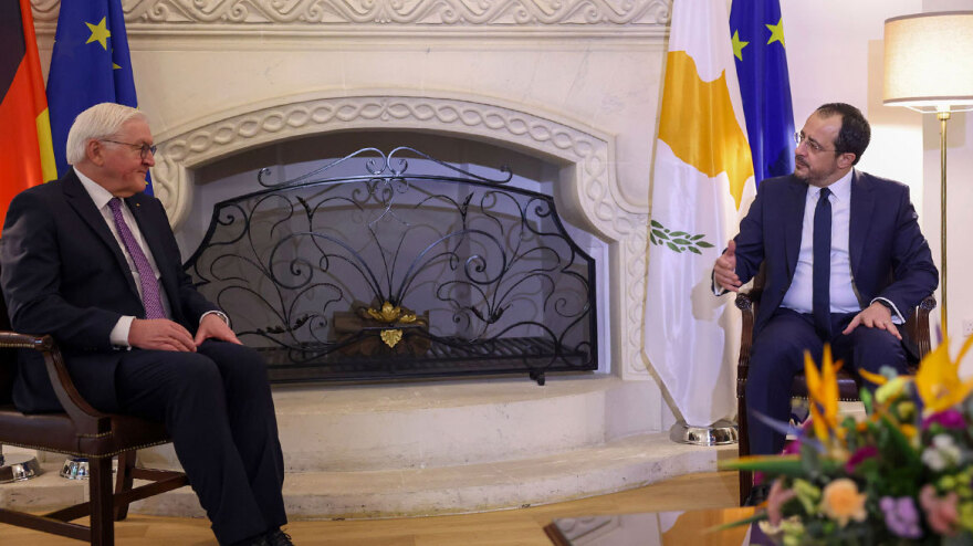  Ο Σταϊνμάιερ στην Κύπρο: Πρώτη επίσκεψη Γερμανού προέδρου στη μεγαλόνησο
