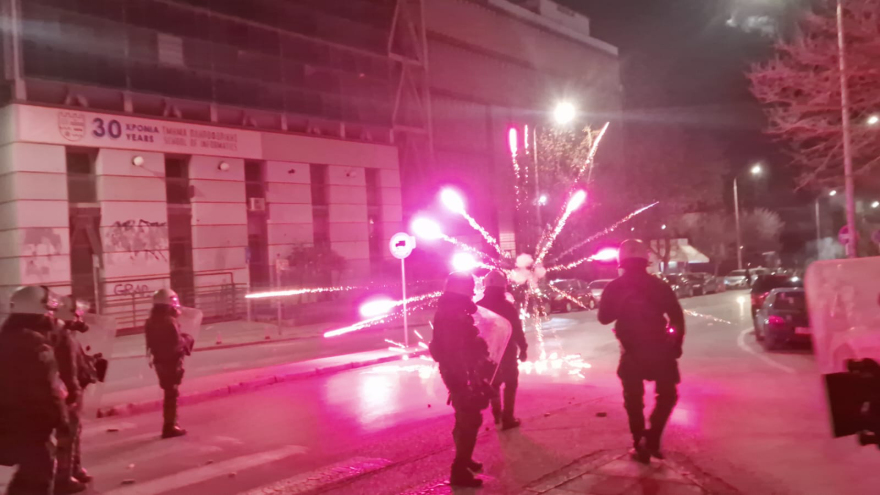 Θεσσαλονίκη: Επεισόδια μετά την πορεία των αναρχικών