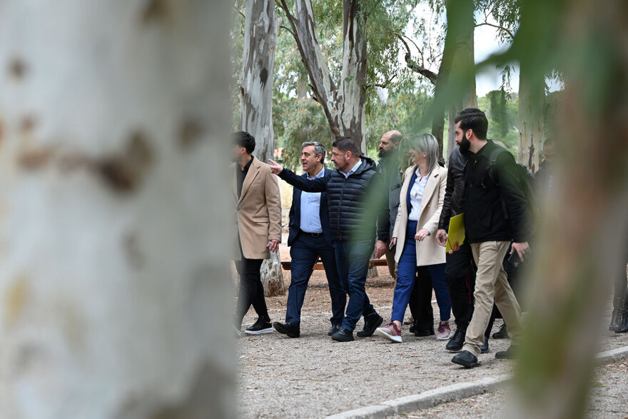 Στο πάρκο «Αντώνης Τρίτσης» ο Χαρδαλιάς - «Θα γίνει σημείο αναφοράς για όλο το Λεκανοπέδιο»